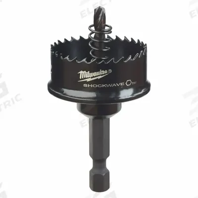 MILWAUKEE Hole Saw: 1 1/4 in Saw Dia., 8 Teeth per Inch, 1/8 in Max. Cutting Dp - Multi-Material-Cutting Hole Saws with Attached Arbor
