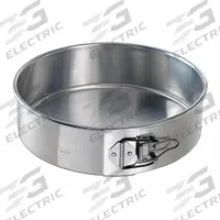 CHICAGO METALLIC Cake Pan: Springform Cake Pan Pan, Aluminum, Uncoated, 10 3/8 in Overall Dia (MPN 40410). Key specifications — Bead Closure: Closed Bead; Coating: Uncoated; Pan Style: Springform Cake Pan; Perforation: Solid; Brand: CHICAGO METALLIC; Color: Silver; Material: Aluminum; NSF Certified: No.