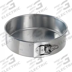 CHICAGO METALLIC Cake Pan: Springform Cake Pan Pan, Aluminum, Uncoated, 10 3/8 in Overall Dia (MPN 40410). Key specifications — Bead Closure: Closed Bead; Coating: Uncoated; Pan Style: Springform Cake Pan; Perforation: Solid; Brand: CHICAGO METALLIC; Color: Silver; Material: Aluminum; NSF Certified: No.