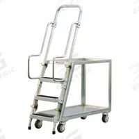 APPROVED VENDOR Vertical-Access Utility Cart: 800 lb, 36 in L x 22 in W/41 in L x 22 in W Shelf (MPN 50060). Key specifications — Caster Wheel/Tread Material: Polyolefin; Brand: APPROVED VENDOR; Caster/Wheel Configuration: (2) Swivel.