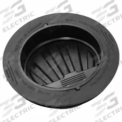 RECTORSEAL Trap Seal: 4 3/8 in Overall Dia, 11 1/2 in Overall Wd, 1 1/4 in Overall Ht, Black, Slip (MPN 97044). Key specifications — Material: EPDM; Connection Type: Slip; Brand: RECTORSEAL; Color: Black.