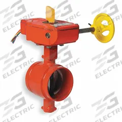 GRUVLOK Butterfly Valve: 2 1/2 in Pipe Size, Clamp, 300 psi Max. Pressure (CWP), For Water Media (MPN 7005015024). Key specifications — Brand: GRUVLOK; Handle Type: Gear Operated Handwheel.