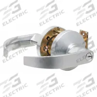 FALCON Door Lockset: Office Lever Locksets, Chrome, ADA Compliant (MPN B511PD Q 626). Key specifications — attr1024149: Not Ligature-Resistant; attr1011488: FALCON; attr1024446: F109; attr1011524: No Message; attr1011506: Quantum; attr1011485: Yes; attr1059461: Satin Chromium-Plated : Zinc.