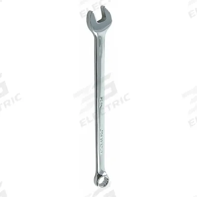 KTI Combination Wrench: Alloy Steel, Chrome, 7 mm Head Size, 5 3/8 in Overall Lg - Metric 12-Point Combination Wrenches