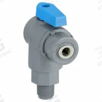 APPROVED VENDOR Manual Two-Way Ball Valve: 1/4 in, PVC, Angle, MNPT x Push, Full Port Ball Port (MPN 6575490). Key specifications — Brand: APPROVED VENDOR.
