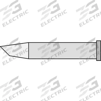 WELLER Soldering Tip: XT Series, Bevel, 3.2 mm W - XT Series Soldering Tips