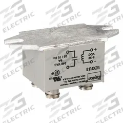 DAYTON Miniature Solid State Relay: Surface Mounted, 6 A Max Output Current, Triac, AC Output (MPN 1EGU3). Key specifications — Brand: DAYTON; Current Type: DC; Electrical Connection: Screw; Finger Safe: No; Maximum Output Current without Heat Sink: 6 A; Mounting Style: Surface; Output Voltage: 24 to 280V AC; Switch Configuration: Form A.