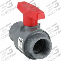 SPEARS Manual Two-Way Ball Valve: 2 in, CPVC, Straight, 235 psi Max. Pressure (CWP), One-Piece, Tee (MPN 2131-020C). Key specifications — Brand: SPEARS; Handle: Tee.