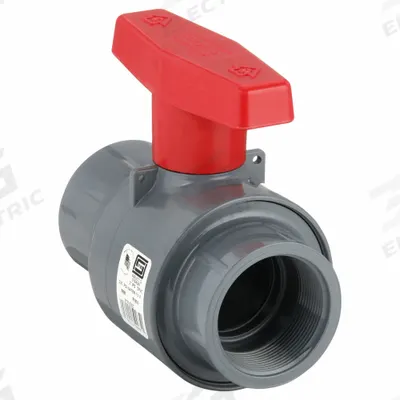 SPEARS Manual Two-Way Ball Valve: 2 in, CPVC, Straight, 235 psi Max. Pressure (CWP) - CPVC Ball Valves
