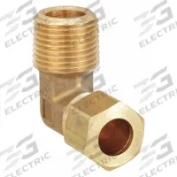 PARKER Compression Fitting Elbow: 3/4 in OD x 3/4 in Pipe Fitting Size, Compression x MNPT, 10 PK (MPN 169C-12-12). Key specifications — Brand: PARKER.