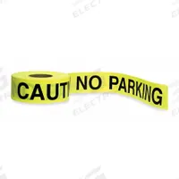 APPROVED VENDOR Barricade Tape: 1,000 ft Lg, 3 in Wd, Caution No Parking Legend, Polyethylene (MPN 1N954). Key specifications — Tape Message: Caution No Parking; Message Color: Black; Brand: APPROVED VENDOR.