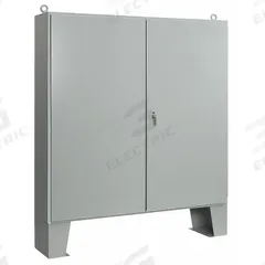 HOFFMAN Enclosure: Steel, 72 in x 72 in x 12 in, NEMA 12, Solid Cover, Hinged, Dust Tight (MPN A727212ULPG). Key specifications — Brand: HOFFMAN; Closure Method: Keyed Handle; Knockouts: Not Included.