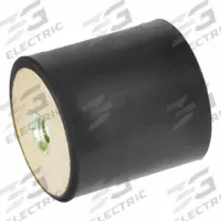 JW WINCO Vibration-Isolating Mount: Cylindrical, Natural Rubber, Female x Female Style (MPN 351.3-25-25-5/16-55). Key specifications — Isolator Body Material: Natural Rubber.