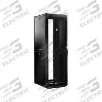 RITTAL Communication Storage Cabinets: 42 Rack Units, 79 1/4 in x 23 5/8 in x 42 1/8 in, Floor Mount (MPN 9982202). Key specifications — Brand: RITTAL; Includes: (2) Moveable Cable Management Walls with Dual PDU Mounting and Cable; Material: Carbon Steel; Features_Broad: With Side Panels.