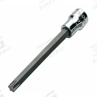 SK PROFESSIONAL TOOLS Socket Bit: 1/4 in Drive Size, Torx Tip, T15 Tip Size, 5 in Overall Lg, Torx (MPN 42965). Key specifications — attr1213209: Replaceable Insert; attr1213211: SK PROFESSIONAL TOOLS.