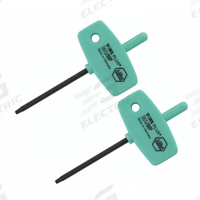 WIHA Torx and Torx Plus Keys: 2 Tips, Torx Plus, IP7 Tip Size - Rapid-Twist Torx & Torx Plus Keys