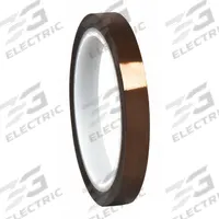 3M Electrical Tape: 1/4 in Wd, 36 yd Lg, 3 mil Thick, Polyimide Film, Acrylic, 600 V Volt Rating (MPN 1218). Key specifications — Series: 1218.