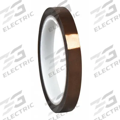 3M Electrical Tape: 1/4 in Wd, 36 yd Lg, 3 mil Thick, Polyimide Film, Acrylic - High-Temperature Electrical Tape