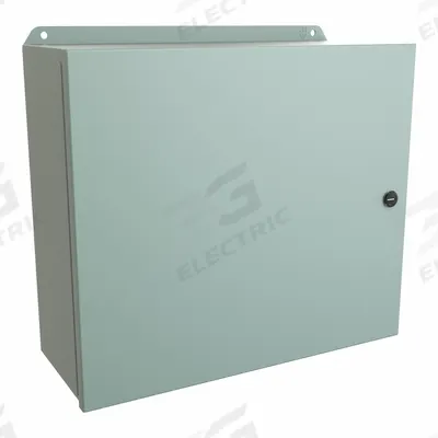 HAMMOND Electrical Enclosure: Steel, 14 in x 16 in x 6 in, NEMA 12/13/3R/4, w/Panel - Steel Washdown Enclosures