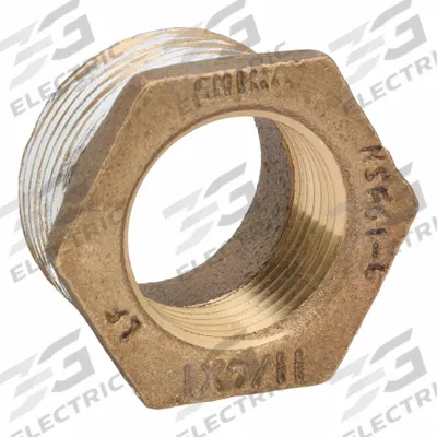 APPROVED VENDOR Metal Pipe Straight: Straight, 1 1/4 in x 1 in, Class 125, None Brass, PTFE - Threaded Low-Pressure Pipe Fittings for Potable Water with Thread Sealant