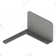Wireway Bracket Hanger: 4 in Wd, 4 in Ht, 6 1/8 in Lg, Steel (MPN F44HB). Key specifications — Brand: HOFFMAN; With Knockouts: No.