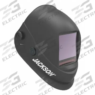 JACKSON SAFETY Welding Helmet: Auto-Darkening, 4 Arc Sensors, Black, W5 - W14 - Auto-Darkening Welding Helmets - Solid Color
