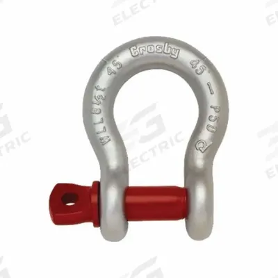 CROSBY Anchor Shackle: Anchor Shackle, 50,000 lb Working Load Limit, 2 7/8 in Wd Between Eyes - Anchor Shackles for Lifting