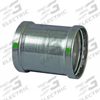 VIEGA PROPRESS Crimp Coupling Fitting: 2 1/2 in CTS x 2 1/2 in CTS Size, Straight, Stainless Steel (MPN 80340). Key specifications — Brand: VIEGA PROPRESS.