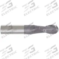 APPROVED VENDOR Ball End Mill: Carbide, AlTiN Coated, 2 Flute, 1 mm Mill Dia, 5.5 mm LOC, 39 mm OAL (MPN 221-001400B)