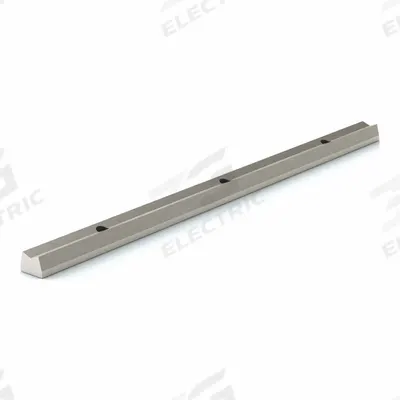 PBC LINEAR Linear Shaft Support Rail: 12 mm Shaft Dia, 1,200 mm Lg, Unfinished - Pre-Drilled Low Profile Linear Shaft Support Rails