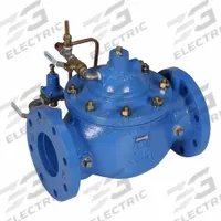 WATTS Pressure Reducing Control Valve: 1 1/2 in Nominal Pipe Size, NPT, 34.7 psi to 214.7 psi (MPN 115-1-1/2 TH). Key specifications — Body Material: Ductile Iron; Brand: WATTS.