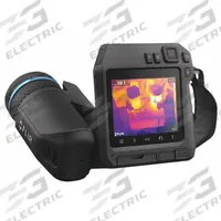 FLIR Infrared Camera: 14° x 10°, SD Card/USB/Wireless, 640 x 480, FLIR T500, Digital Display/Sound (MPN FLIR T560-24-14-42). Key specifications — Focus Method: Auto; Manufacturer Part Number: FLIR T560-24-14-42; Brand: FLIR; Field of View: 14° x 10°; Intrinsic Safety: Not Specified Intrinsically Safe; Lens Angles Included: 14°, 24°, 42°; Features_Broad: Hard-to-Reach Areas.