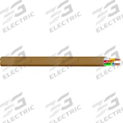 SOUTHWIRE Thermostat Wire: 18 AWG Conductor Size, 6 Conductors, 250 ft Overall Lg, 150 V Volt (MPN 553065407)