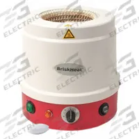 BRISKHEAT Heating Mantle: 500 mL Capacity, 220 W Watt - Max, Plastic, Metal, 450°C Temp - Max (MPN HM0500MS1). Key specifications — Brand: BRISKHEAT; Housing Material: Metal; Mantle Material: Plastic; Manufacturer Part Number: HM0500MS1; For Use With: 500 mL Bottom Flasks; Includes Controller: Controller Included; Requires Controller: Controller Required.