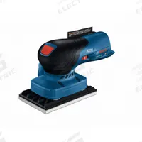 BOSCH Orbital Sander: 12V Max, Bare Tool, Hook and Loop, Palm Grip, Variable Speed, 0 Batteries (MPN GSS12V-40N). Key specifications — attr565734: BOSCH; attr645846: 1/3 in; 1/4 in; attr645844: Sheet Sander; attr645850: Dust Bag; attr645853: (1) Bare Tool; attr645858: Cordless; attr645860: 12V Max.