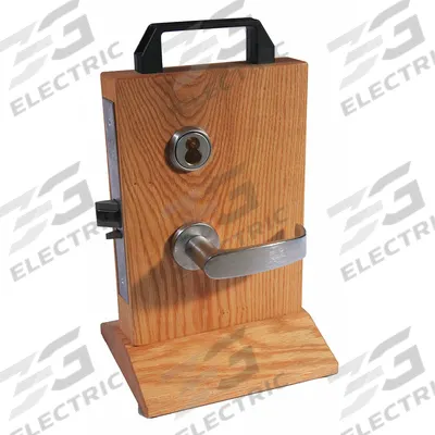 SARGENT Door Lockset: Chrome - Electric Lever Locksets
