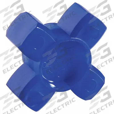 RULAND MANUFACTURING Jaw Coupling Insert: JC10/JS10/MJC15/MJS15 Coupling Size - Zero-Backlash Curved Jaw Spiders