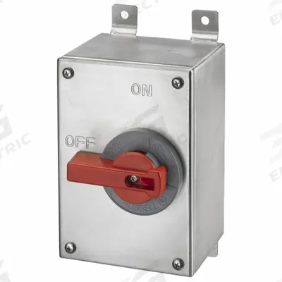 HUBBELL Enclosed Disconnect Switch: Non-Fusible, 60 A, Three Phase, 600V AC - Non-Fusible Disconnect Switches