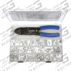 GRAINGER Wire Terminal Kit: 282 Pieces, 22 AWG – 10 AWG Wire Sizes, All-in-One Terminal Tool (MPN 5UGK4). Key specifications — Manufacturer Part Number: 5UGK4; Brand: GRAINGER; Includes: (18) 5UGK4; Tool Included: All-in-One Terminal Tool.