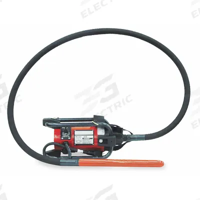 VIBCO Electric Vibrator: 1 1/2 hp, 2 ft Shaft Lg, 1 in Head Dia, 5 in Radius of Vibration - Corded Concrete Vibrators