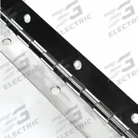 MONROE PMP Piano Hinge: Stainless Steel, 72 in Leaf Ht, 1 1/2 in Leaf Wd, Through Hole (MPN CS24015072GA). Key specifications — Material: Stainless Steel.