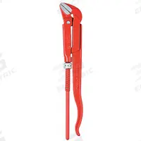 KNIPEX Pipe Wrench: Alloy Steel, 2 3/8 in Jaw Capacity, Serrated, 17 in Overall Lg, I-Beam (MPN 83 20 015). Key specifications — attr309808: I-Beam; attr309815: Alloy Steel; attr324941: KNIPEX.