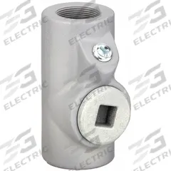 Sealing Fitting - Vertical and Horizontal: Iron, 2 1/2 in Trade Size, Female, 8 1/2 in Overall Lg (MPN EYSEF250). Key specifications — Brand: APPLETON ELECTRIC; Connection Type: Threaded; Thread Gender: Female; Ends - Hazardous Fittings: 2-1/2 in FNPT x 2-1/2 in MNPT; Material: Iron; Hazardous Location Rating: Class I, Division 1 and 2, Groups B, C, D; Thread Type: NPT; Standards: CSA C22.2 No 30.