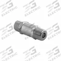 HAM-LET Check Valve: Poppet, Inline Valve Body, 3/8 in Pipe Size, MNPT x MNPT, 316 Stainless Steel (MPN H-480-SS-N-3/8"-1/3 PSI). Key specifications — Brand: HAM-LET; Seat Material: 316 Stainless Steel.