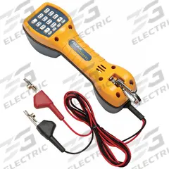 FLUKE NETWORKS Test Set: ABN, Telephone Line Test Sets, ABN, Data Safe Monitor, Pulse/Tone, IP54 (MPN 30800009). Key specifications — Brand: FLUKE NETWORKS; Manufacturer Part Number: 30800009; Dialing Method: Tone; Features: Mute Function; Testing Functions: Hi-Z Monitoring; Waterproof: Yes.