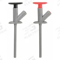 APPROVED VENDOR Test Probe: CAT III 1000V, Test Clip, 5 1/2 in Lg, Stainless Steel, Black/Red (MPN 4WRC1). Key specifications — Color: Black/Red; Brand: APPROVED VENDOR.