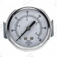 PIC GAUGES Industrial Pressure Gauge: 0 psi to 60 psi, 2 1/2 in Dial, 1/8 in NPT Male, Center Back (MPN 103D-258D). Key specifications — Accuracy: ±3-2-3%; Brand: PIC GAUGES; Vibration Resistance Properties: None; Gauge Wetted Parts: Brass / Copper.