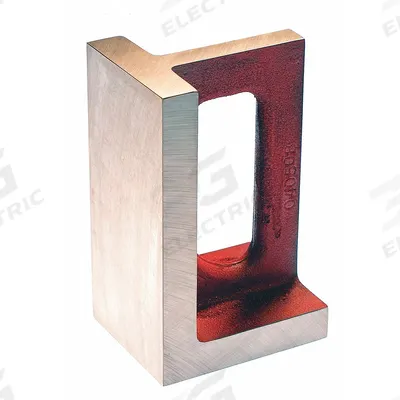 SUBURBAN Angle Plate: Cast Iron, 3 3/4 in L x 4 in W x 5 in H, 0.0005 in Square & Parallel - Universal Right-Angle Irons