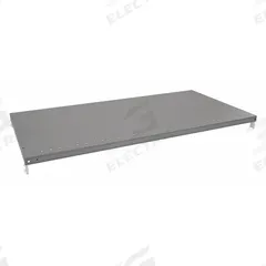 TENNSCO Shelf: 48 in Overall Wd, 24 in Overall Dp, Solid Shelf, 22 ga, Gray, 450 lb Shelf Capacity (MPN Q2-4824). Key specifications — attr37155: Gray; attr37156: Epoxy Coated; attr55828: Shelf; attr37160: Steel; attr33654: TENNSCO.