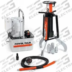 POSI LOCK Hydraulic Ram Puller: 25 ton Capacity with Attachments, 25 ton Cylinder Nominal Capacity (MPN PTPHD-213). Key specifications — attr98874: POSI LOCK; attr96739: Lift and Positioning Plate; attr1177737: Electric Pump.